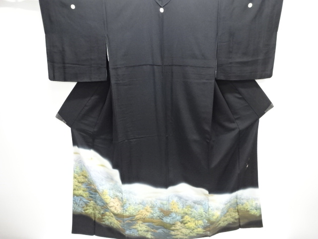 作家物　木曽路模様留袖(比翼付き)